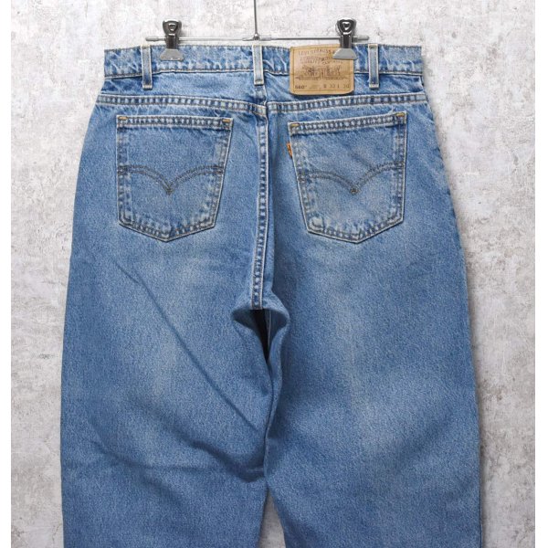 画像4: 【ビンテージ】【USA製】【LEVI'S】【リーバイス】560【テーパード】【デニムパンツ】【33Ｘ30】 