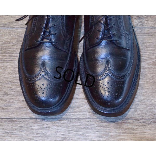 画像6: 【ビンテージ】【フローシャイム インペリアル】【黒】【ウィングチップシューズ】【7D】【25cm程度】 