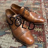 【USA製】【アレンエドモンズ】【Allen Edmonds】ライトブラウン【ストレートチップ】【8 1/2D】【26.5cm程度】 