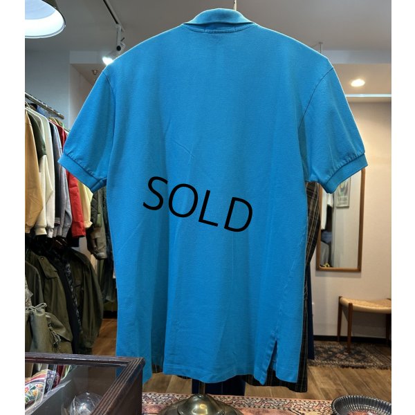 画像3: ビンテージ【ラルフローレン】 【POLO ralph lauren】【ターコイズブルー】【無地】【ポロシャツ】 【サイズＭ】  