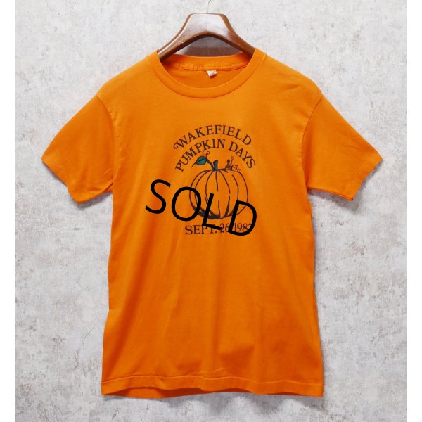 画像1: 【デッドストック】 80's【USA製】スクリーンスターズ【ビンテージ】【PUMPKIN DAYS】【Tシャツ】【サイズＬ】 