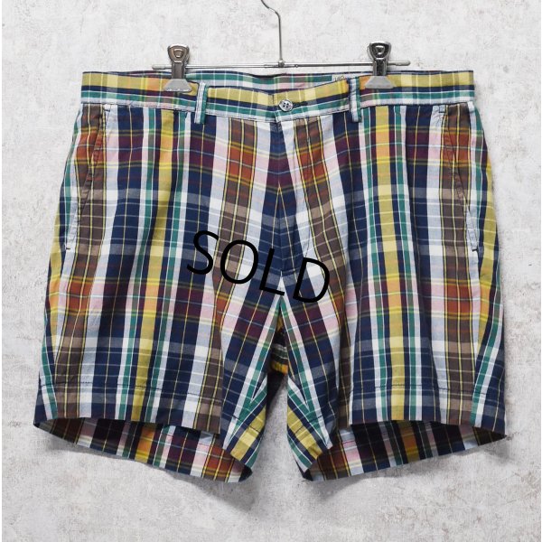 画像1: 【POLO RALPH LAUREN】ラルフローレン【India Madras】マドラスチェック【ショートパンツ】【コットンショーツ】【W３３】 
