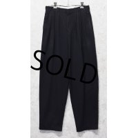 ビンテージ【FLORENZI】【7タックスラックス】【黒】【7タックパンツ】【W29程度】 