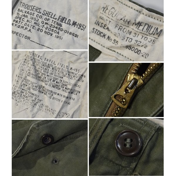 画像3: 50's【u.s.army】ビンテージ【米軍実物】【M-51】【フィールドパンツ】【カーゴパンツ】【M-R】 