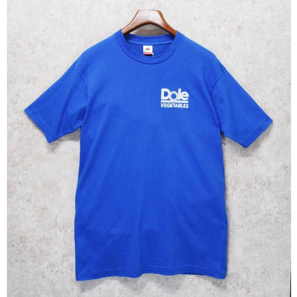 画像1: 90's【USA製】 ビンテージ【FRUIT OF THE LOOM 】フルーツオブザルーム【青】【Dole VEGETABLES】【 Tシャツ】【サイズL】 