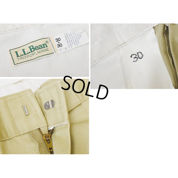 画像2: 【USA製】【ビンテージ】ＬＬビーン【L.L.bean】【ベージュ】チノパンツ【ワークパンツ】【30×30】 