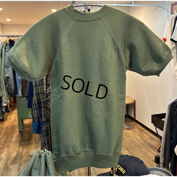 画像3: デッドストック 60's~【USA製】【ビンテージ】【Tultex製】【タルテックス】【ODカラー】【無地】【半袖スウェット】【サイズS】 