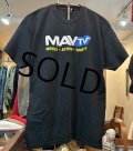 ビンテージ【Optima】オプティマ【MAVTV】マブティーブイ【黒】Tシャツ【サイズXL】 