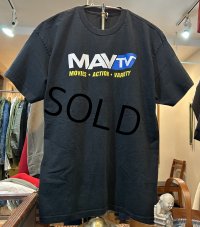 ビンテージ【Optima】オプティマ【MAVTV】マブティーブイ【黒】Tシャツ【サイズXL】 