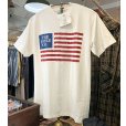 画像1: デッドストック 90's【シングルステッチ】【ONEITA】【オニータ】【ビンテージ】【THE BOYLE Co.】星条旗【生成り】【Ｔシャツ】【サイズM】<br> (1)