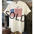 デッドストック 90's【シングルステッチ】【ONEITA】【オニータ】【ビンテージ】【THE BOYLE Co.】星条旗【生成り】【Ｔシャツ】【サイズM】 