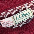 画像2: ビンテージ【ノルウェー製】【L.L.Bean】エルエルビーン【エンジｘ白】【バーズアイ】【セーター】【レディース古着】【サイズＷ－Ｍ】<br> (2)