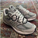 USA製【ニューバランス】new balance【990】【V5】グレー スニーカー【サイズ２６ｃｍ】 