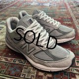 USA製【ニューバランス】new balance【990】【V5】グレー スニーカー【サイズ２６ｃｍ】 