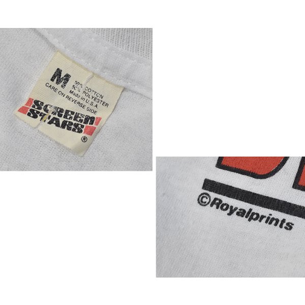 画像2: 80's【USA製】【ビンテージ】【スクリーンスターズ】【DESERT SHIELD】白【Tシャツ】【サイズM】 