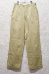 60's【ビンテージ】U.S.ARMY【米軍実物】【チノパンツ】31×33 