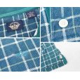 画像2: 【ビンテージ】【DOCKERS】ドッカーズ【リーバイス】【緑×黄色チェック】【ボタンダウン半袖シャツ】【ポロシャツ】【サイズＭ】<br> (2)