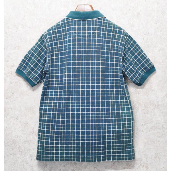 画像3: 【ビンテージ】【DOCKERS】ドッカーズ【リーバイス】【緑×黄色チェック】【ボタンダウン半袖シャツ】【ポロシャツ】【サイズＭ】 