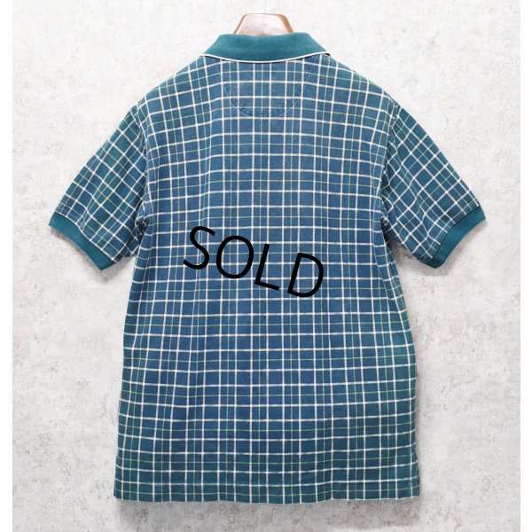 画像3: 【ビンテージ】【DOCKERS】ドッカーズ【リーバイス】【緑×黄色チェック】【ボタンダウン半袖シャツ】【ポロシャツ】【サイズＭ】 