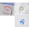 画像2: ビンテージ【ブルックスブラザーズ】Brooks Brothers【胸ロゴ入り】【鹿の子コットン】【白】【ヘンリーネックコットンTシャツ】【サイズL】<br> (2)