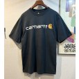 画像1: 【ビンテージ】【カーハート】carhartt【Original Fit】【ロゴ入り】黒【Tシャツ】【サイズ Ｍ】<br> (1)