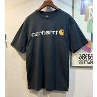 【ビンテージ】【カーハート】carhartt【Original Fit】【ロゴ入り】黒【Tシャツ】【サイズ Ｍ】 