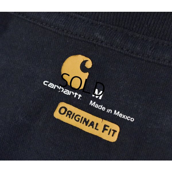 画像2: 【ビンテージ】【カーハート】carhartt【Original Fit】【ロゴ入り】黒【Tシャツ】【サイズ Ｍ】 