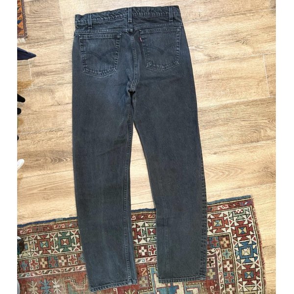 画像4: 90's【ビンテージ】【LEVI'S】【リーバイス５０５】505【黒】【デニムパンツ】ブラックデニム【36×34】 