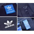 画像2: 【ビンテージ】【アディダス】adidas【ネイビー×白ライン】ジャージ【トラックジャケット】【トラックジャージ】【サイズ ユースＸＬ】<br> (2)