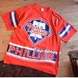 画像1: 90’s USA製 ビンテージ【MLB】【PHILLIES】フィーリーズ【赤】Tシャツ【サイズL】<br> (1)