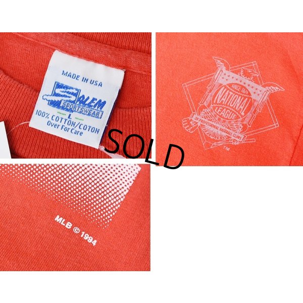 画像2: 90’s USA製 ビンテージ【MLB】【PHILLIES】フィーリーズ【赤】Tシャツ【サイズL】 