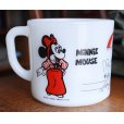 画像2: 【Fire King】【ファイヤーキング】【MiCKEY MOUSE】ミッキーマウス【MiNNiE MOUSE】ミニーマウス【パラソル】【ショートマグカップ】ミルクガラス<br> (2)
