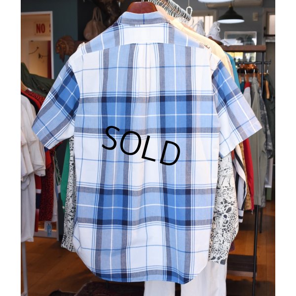 画像3: POLO RALPH LAUREN【オールドラルフローレン】【BLAKE】胸刺繡ロゴ入り【青ｘ紺ｘ白】【ボタンダウン】【半袖シャツ】【サイズＭ】  