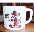 【Fire King】【ファイヤーキング】【MiCKEY MOUSE】ミッキーマウス【MiNNiE MOUSE】ミニーマウス【パラソル】【ショートマグカップ】ミルクガラス 