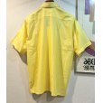 画像3: 【ビンテージ】【Hathaway Shirts】【LORD&TAYLOR】【ハサウェイ】【黄色】【無地】ポリコットン【半袖シャツ】サイズL<br> (3)