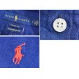 画像2: ビンテージ【ラルフローレン】【classic fit】【紺】【リネン】半袖【ボタンダウンシャツ】【サイズM】<br> (2)