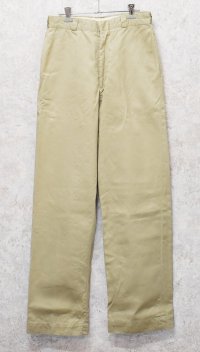 60's【ビンテージ】U.S.ARMY【米軍実物】【チノパンツ】【サイズ 31x33】 