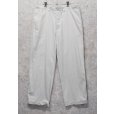 画像1: 【patagonia】【パタゴニア】白 【オーガニックコットンパンツ】【W35】<br> (1)
