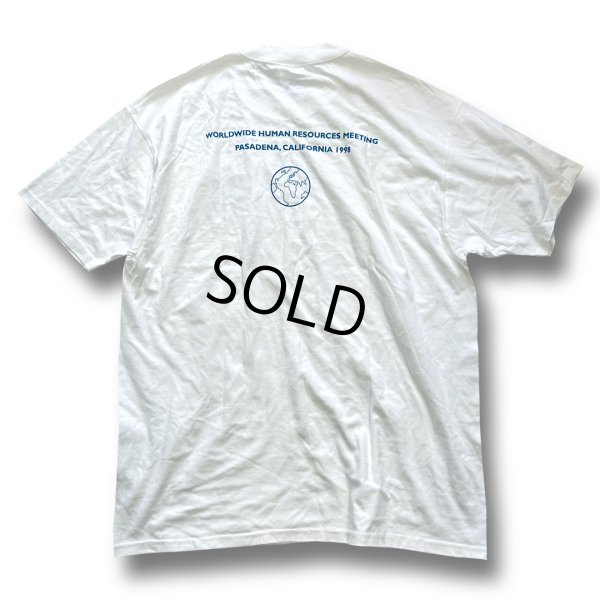 画像4: 【デッドストック】90's【USA製】【ビンテージ】ヘインズ【hanes】【AMERICAN EXPRESS】【バックプリント付き】白【Ｔシャツ】【サイズXL】 