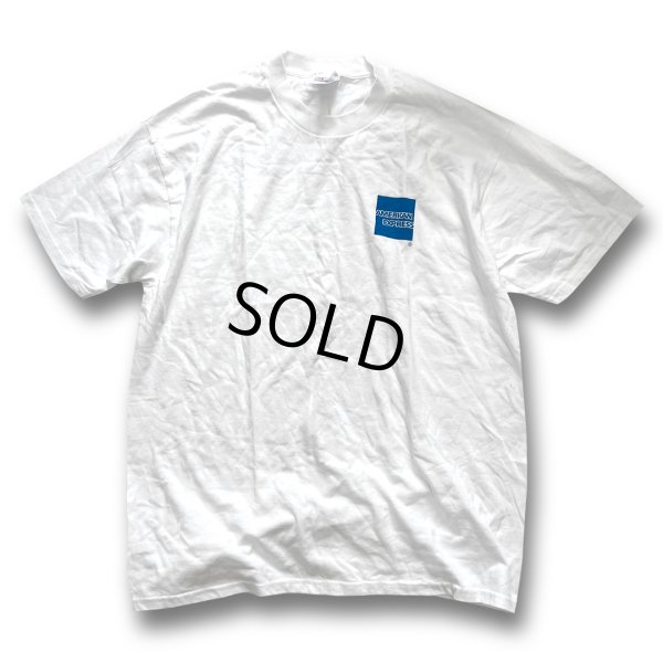 画像1: 【デッドストック】90's【USA製】【ビンテージ】ヘインズ【hanes】【AMERICAN EXPRESS】【バックプリント付き】白【Ｔシャツ】【サイズXL】 