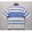 画像3: ビンテージ【PERMIT】【白×青ライン】【フェイクレイヤード】【Tシャツ】【サイズＭ】<br> (3)