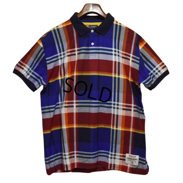 画像1: 【CHAPS】チャップス【ラルフローレン】POLO RALPH LAUREN 【マドラスチェック】【ポロシャツ】【サイズＭ】  
