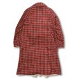 画像4: イングランド製【CHAS.MACINTOSH】マッキントッシュ【リバーシブル】【赤タータンチェック×ベージュ】【ステンカラーコート】【W-14】<br> (4)