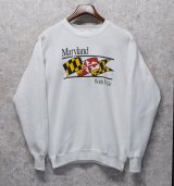 90's【USA製】【FRUIT OF THE LOOM】【フルーツオブザルーム】【白】【Maryland with Pride】【スウェット】【サイズＸＬ】 