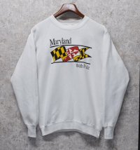 90's【USA製】【FRUIT OF THE LOOM】【フルーツオブザルーム】【白】【Maryland with Pride】【スウェット】【サイズＸＬ】 