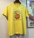 80's【USA製】スクリーンスターズ【ビンテージ】【PUMPKIN DAYS】黄色【Tシャツ】【サイズXＬ】 