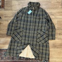 90's【ビンテージ】【Storm Play】マドラスチェック【ロングコート】【レディースコート】【レディース古着】 