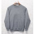 80's【USA製】ビンテージ【FRUIT OF THE LOOM】【フルーツオブザルーム】【チャコール】無地【スウェット】【サイズＭ】 