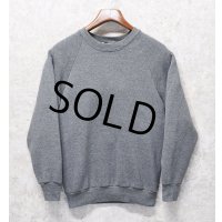 80's【USA製】ビンテージ【FRUIT OF THE LOOM】【フルーツオブザルーム】【チャコール】無地【スウェット】【サイズＭ】 