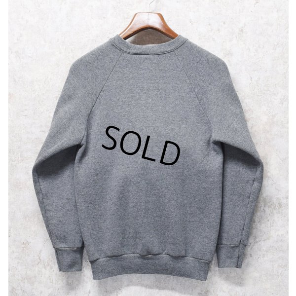 画像3: 80's【USA製】ビンテージ【FRUIT OF THE LOOM】【フルーツオブザルーム】【チャコール】無地【スウェット】【サイズＭ】 